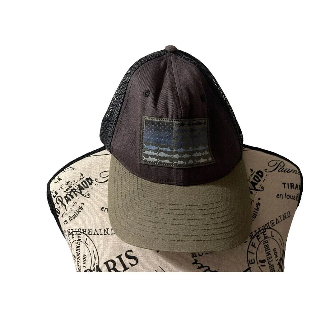 Columbia PFG Mesh Fish Flag Ball Cap, Brown - L/XL